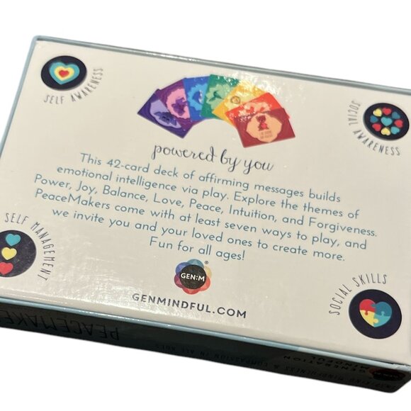 PEACEMAKERS 42 Card Deck Families Mindfulness Compassion Emotional Intelligence - Picture 3 of 7